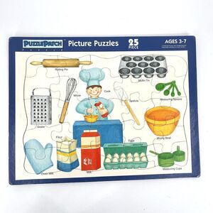 Puzzle Patch 25 Pc Tray Puzzle Vintage 1992 BAKING